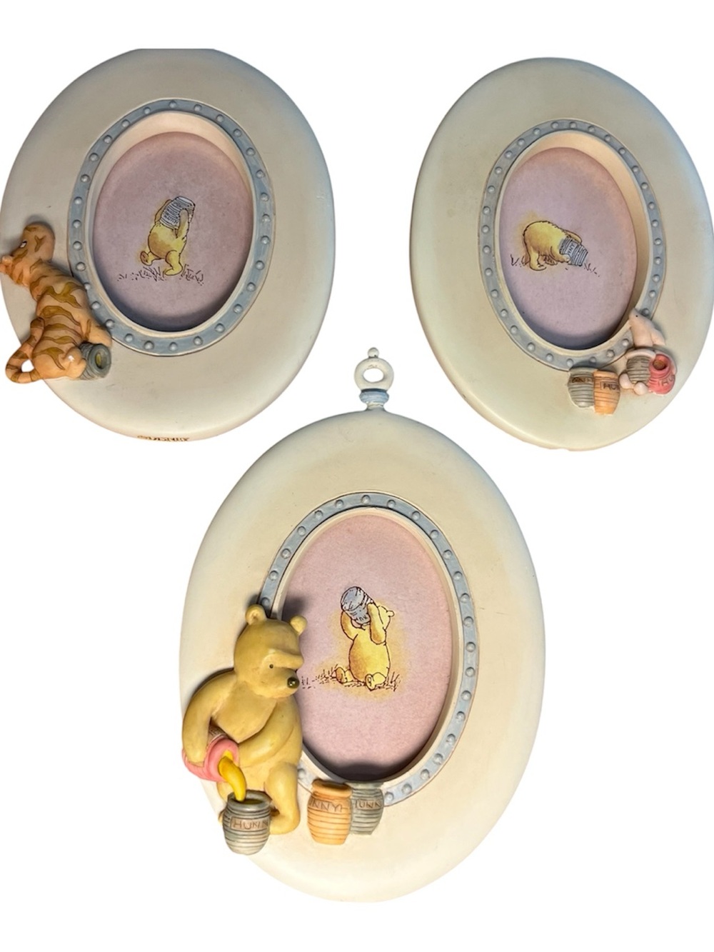 Michel & Company Disney Winnie the Pooh Portrait Collection Wall Frame Set of 3